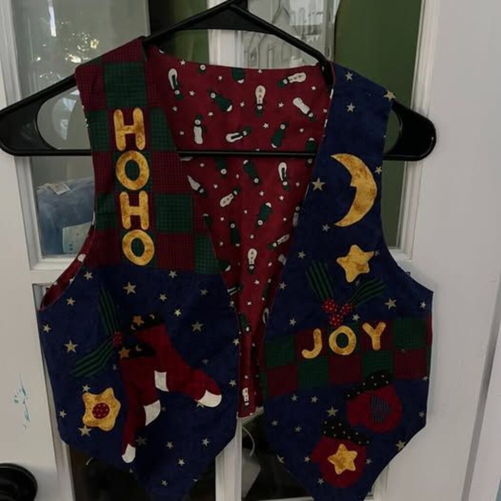 Handmade Christmas Holiday Vest